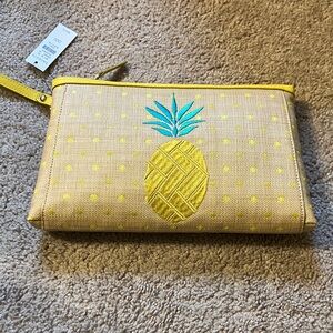 Talbots Pineapple Clutch